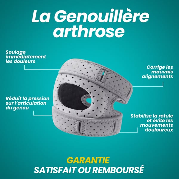 OrthoRotule™ – Soulagez vos genoux (sinon on vous rembourse) !