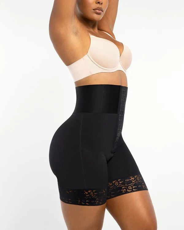 SHORT BBL - Gaine Ventre Plat Taille Haute Remonte Fessier (avec ouverture en dessous)